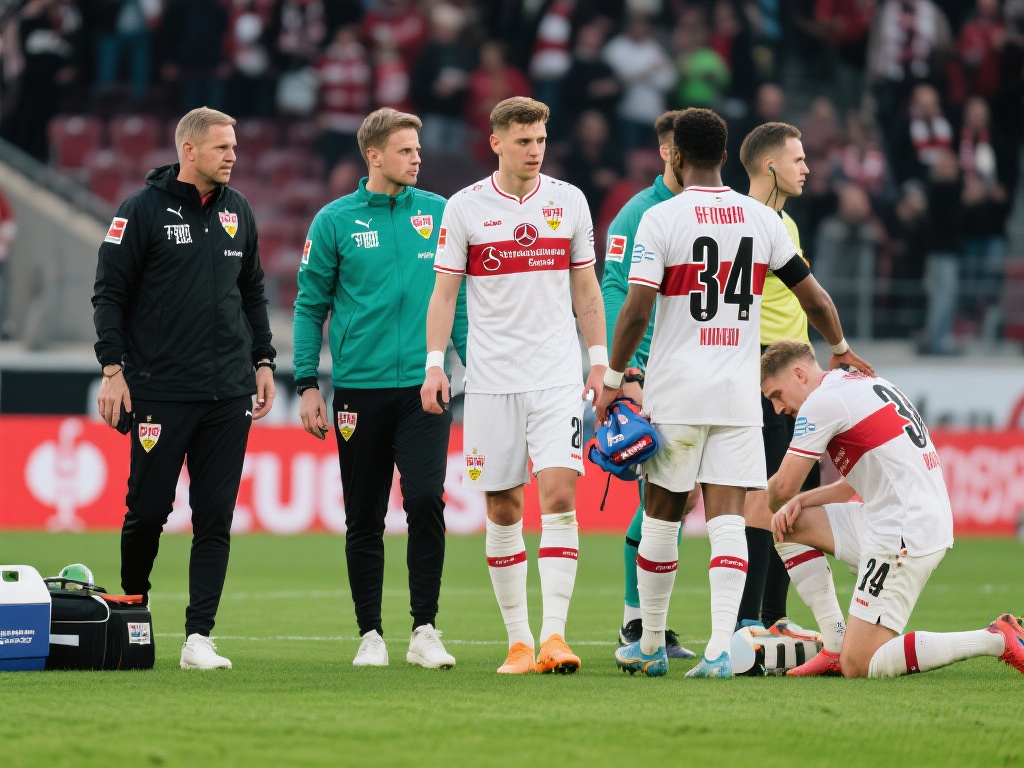 在本轮德甲联赛中，斯图加特队在对阵对手时