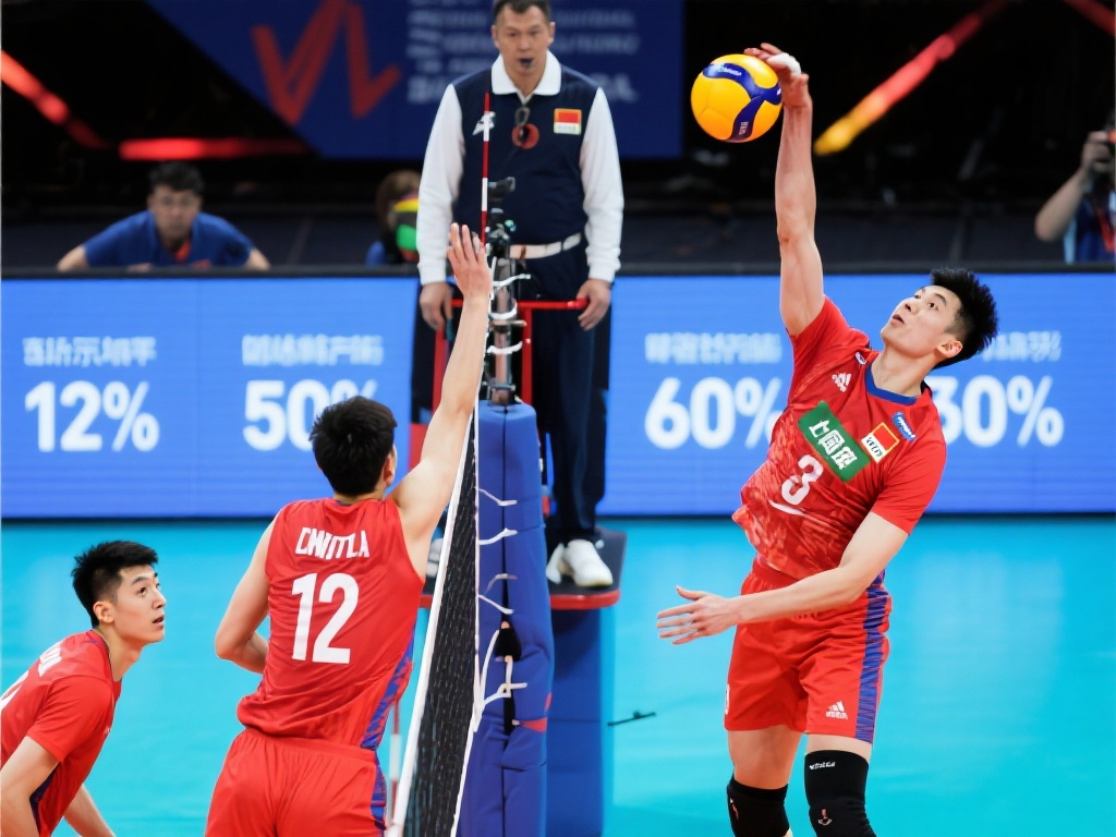 一项数据显示，在过去的五年里，中国男排的